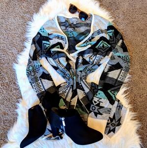 Tribal Inspired Cardigan by Vanity